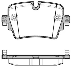 Комплект тормозных колодок WOKING P17143.08