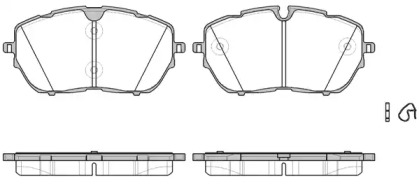 Комплект тормозных колодок WOKING P17543.00