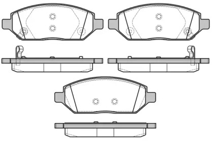 Комплект тормозных колодок WOKING P17743.02