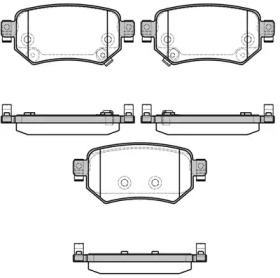 Комплект тормозных колодок WOKING P17823.02