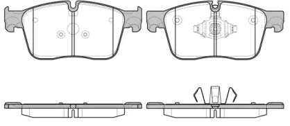 Комплект тормозных колодок WOKING P17833.00