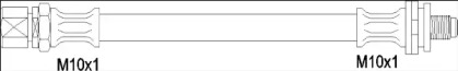 Тормозной шланг WOKING G1901.52