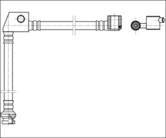 Шлангопровод WOKING G1904.25