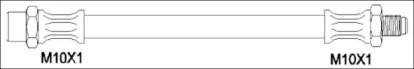 Тормозной шланг WOKING G1912.02