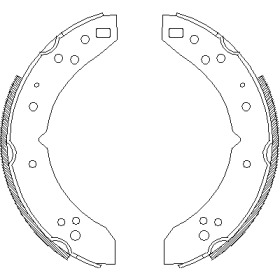 Комплект тормозных колодок WOKING Z4030.00