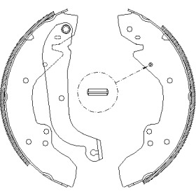 Комплект тормозных колодок WOKING Z4056.01