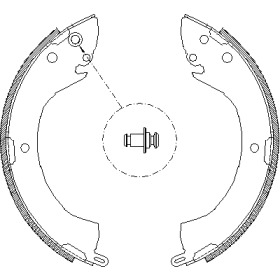 Комлект тормозных накладок WOKING Z4079.00
