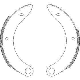 Комплект тормозных колодок WOKING Z4200.00