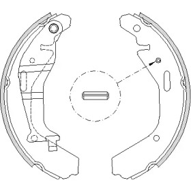 Комлект тормозных накладок WOKING Z4202.00