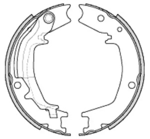 Комлект тормозных накладок WOKING Z4235.00