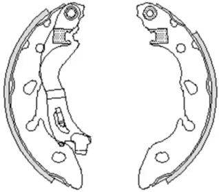 Комлект тормозных накладок WOKING Z4249.00