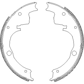 Комлект тормозных накладок WOKING Z4624.00