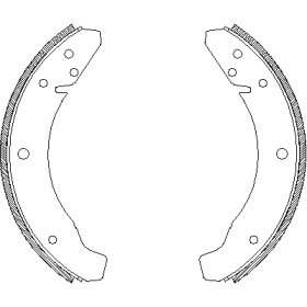 Комлект тормозных накладок WOKING Z4683.00