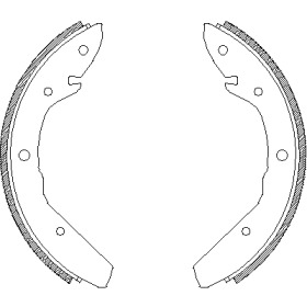 Комлект тормозных накладок WOKING Z4686.00