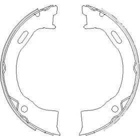 Комлект тормозных накладок WOKING Z4695.00