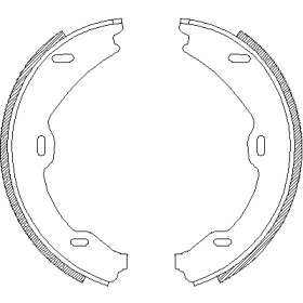 Комлект тормозных накладок WOKING Z4706.01