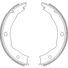 Комлект тормозных накладок WOKING Z4717.00