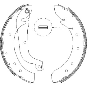 Комплект тормозных колодок WOKING Z4719.01