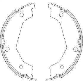 Комлект тормозных накладок WOKING Z4732.00