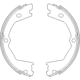 Комлект тормозных накладок WOKING Z4733.00