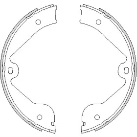 Комлект тормозных накладок WOKING Z4735.00
