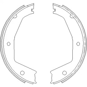 Комлект тормозных накладок WOKING Z4743.00