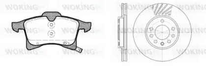 Комплект тормозов WOKING 811363.00