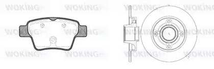 Комплект тормозов WOKING 810383.00