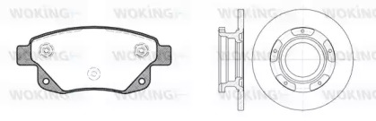 Комплект тормозов, дисковый тормозной механизм WOKING 813523.00