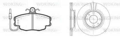 Комплект тормозов WOKING 80413.02