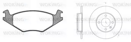 Комплект тормозов WOKING 80713.02