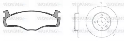 Комплект тормозов WOKING 80713.03