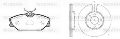 Комплект тормозов WOKING 83083.04