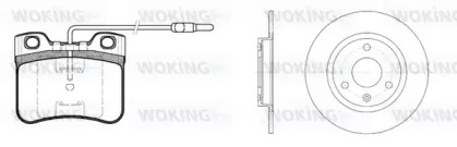 Комплект тормозов WOKING 83473.02