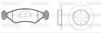 Комплект тормозов WOKING 83853.00