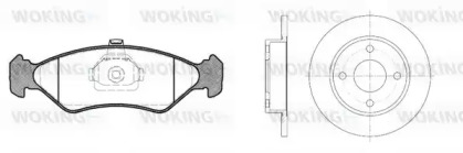 Комплект тормозов WOKING 83853.01