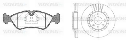 Комплект тормозов WOKING 83863.00