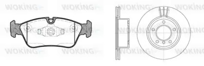 Комплект тормозов, дисковый тормозной механизм WOKING 82843.03