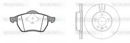 Комплект тормозов WOKING 82903.04