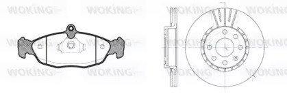 Комплект тормозов WOKING 82933.03