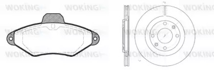 Комплект тормозов WOKING 85383.00