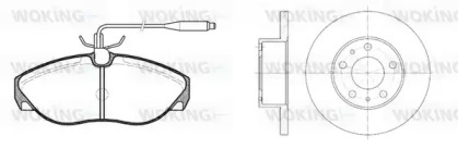 Комплект тормозов WOKING 85863.00