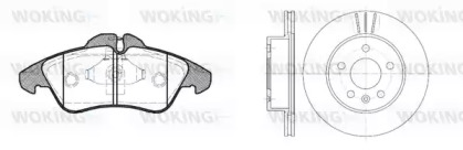 Комплект тормозов WOKING 84783.00