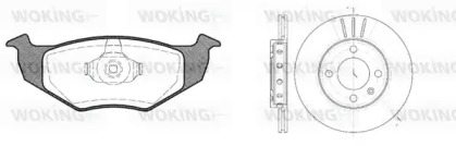 Комплект тормозов WOKING 87093.01