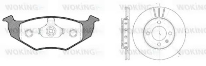 Комплект тормозов WOKING 87093.02