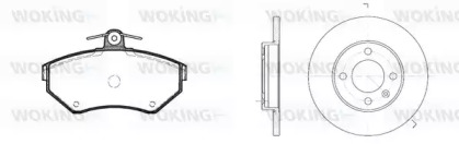 Комплект тормозов WOKING 87313.03