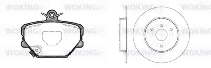 Комплект тормозов WOKING 86053.00