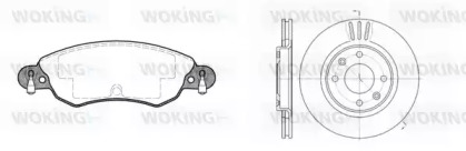 Комплект тормозов WOKING 89293.00