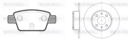 Комплект тормозов WOKING 89613.00