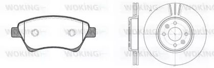 Комплект тормозов WOKING 88763.02